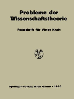 cover image of Probleme der Wissenschaftstheorie